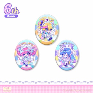 MuseDash 女仆蜜约 双闪椭圆徽章喵斯快跑官方周边