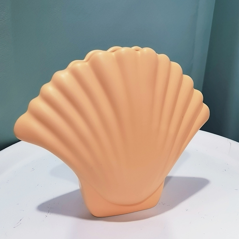 北欧莫兰迪色系ins民宿酒柜餐台家居装饰品贝壳陶瓷花瓶摆件|msdalam kategori Aksesori rumah, hiasan - dari Buy2taobao.com untuk memberikan perkhidmatan ejen Taobao profesional membeli