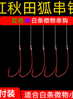 绑好串钩夜光豆鲫鱼白条线组