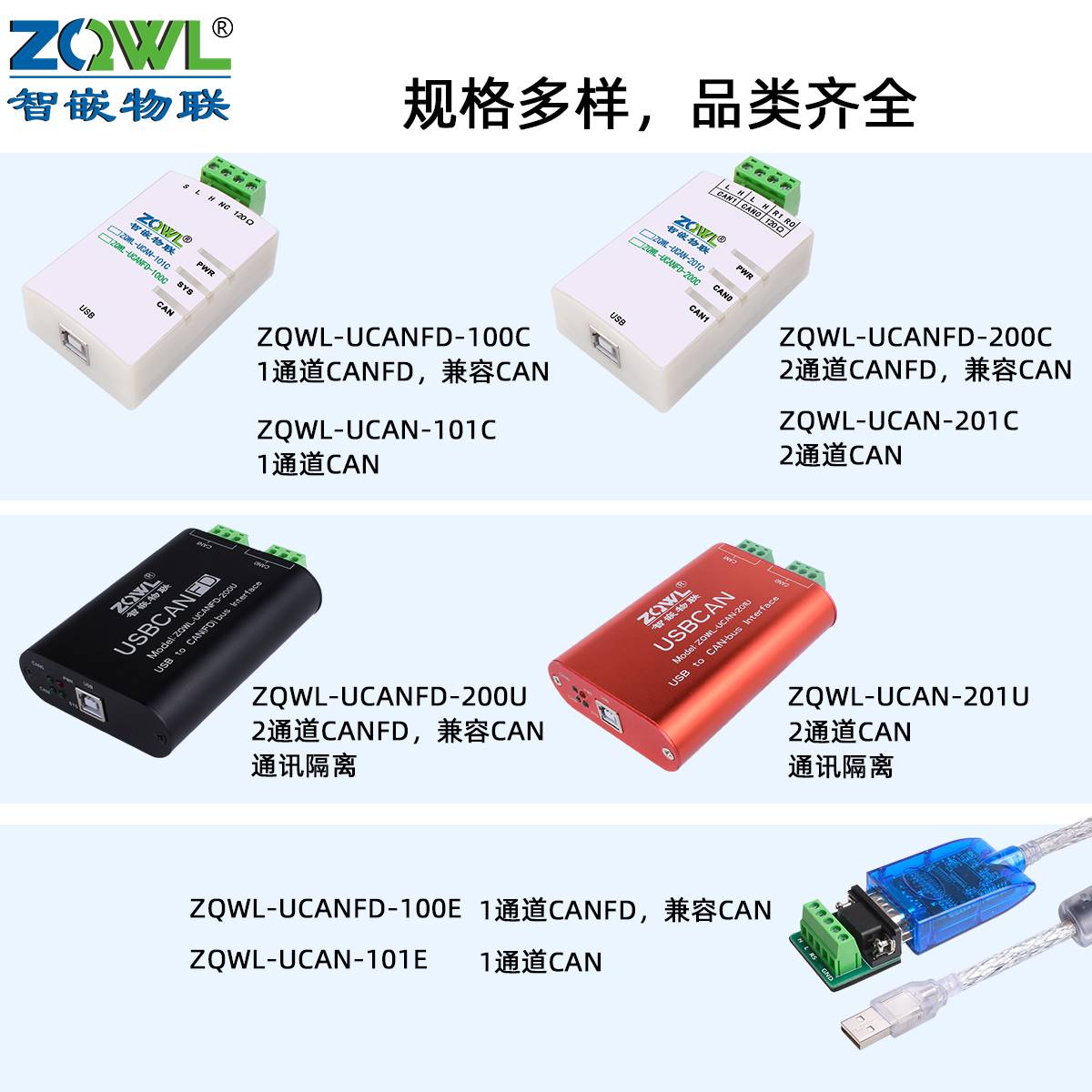 USB转CAN模块转换器CANFD总线分析仪调试器CANBUS双通道二次开发