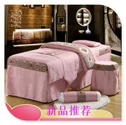 Mẫu giường đơn đẹp bao gồm bốn bộ nhung pha lê đẹp giường bốn bộ sang trọng cao cấp * nhung lụa băng - Trang bị tấm