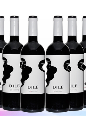 意大利红酒天使之手dile巴贝拉干红葡萄酒上帝之手14度六支礼盒装