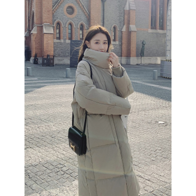 芯依梦羽绒棉中长款韩版宽松