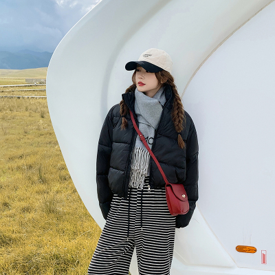 芯依梦羽绒棉短款韩版宽松
