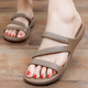 女士凉拖鞋 平跟软底舒适百搭轻便纯色外穿仙女风一字拖鞋 夏季 新款