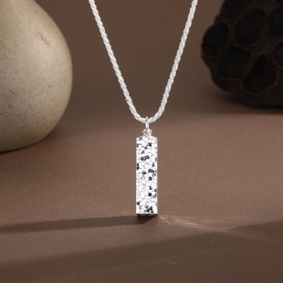 新款碎冰冰吊坠项链四方来财小众百搭个性时尚百搭高级感首饰送礼