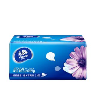 U维达超韧抽纸可湿水面巾纸家用实惠装整箱卫生纸擦手纸餐巾纸6包