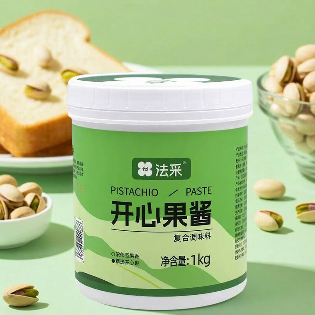 法采开心果酱马卡龙巴斯克蛋糕饼干咖啡果酱烘焙原料烘焙专用图片
