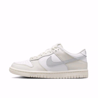 NikeDunk 舒适 轻盈GS 低帮 板鞋 灰白色 男女同款