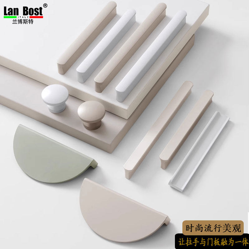 兰博斯特白色衣柜门拉手图片