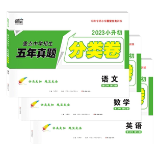 2026新版万唯小白鸥星空小升初分类卷真题卷人教版语文数学思维训练英语小考毕业总复习冲刺卷招生考试真卷小白鸽五六年级专项训练