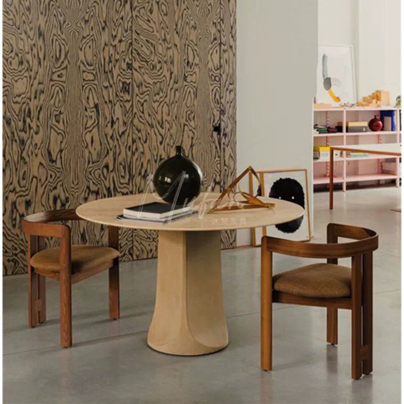 designer originality solid wood Three-legged Dining chair Northern Europe Simplicity Fabric art Book tables and chairs hotel Homestay Retro Art chairin the Residential furniture , Tables , Dining table  category - from Buy2taobao.com to provide professional Taobao agent buy service