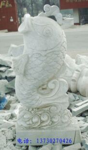 喷水鱼 水景雕塑 雕刻鱼鱼t喷泉 石雕鱼