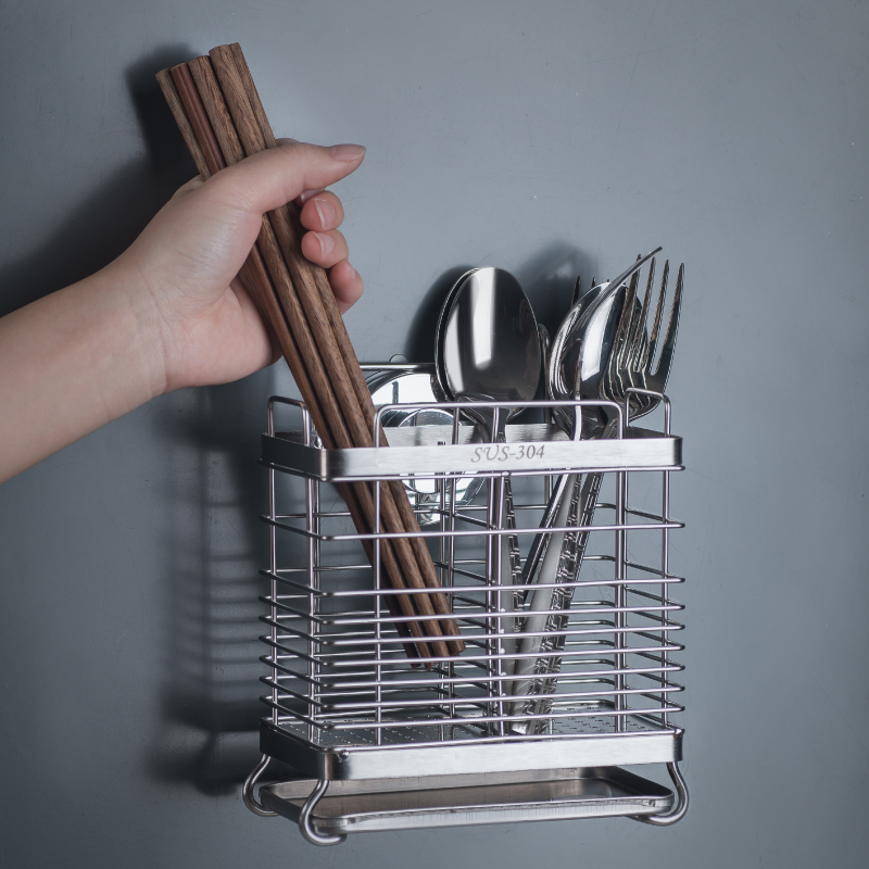 组合304不锈钢免钉厨房置物架