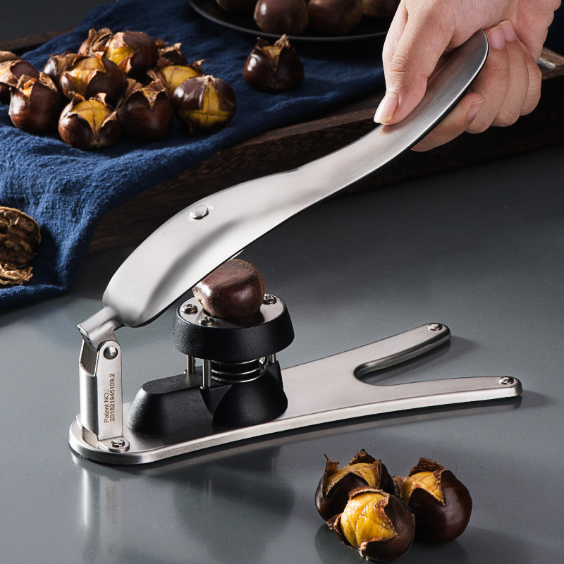 ysj板栗开口器剥栗子神器 拨生板栗夹子十字去皮开壳工具栗爪