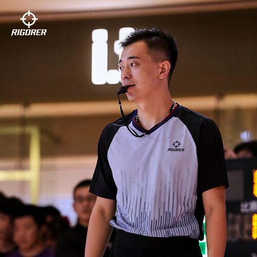准者篮球裁判服定制CUBA比赛短袖