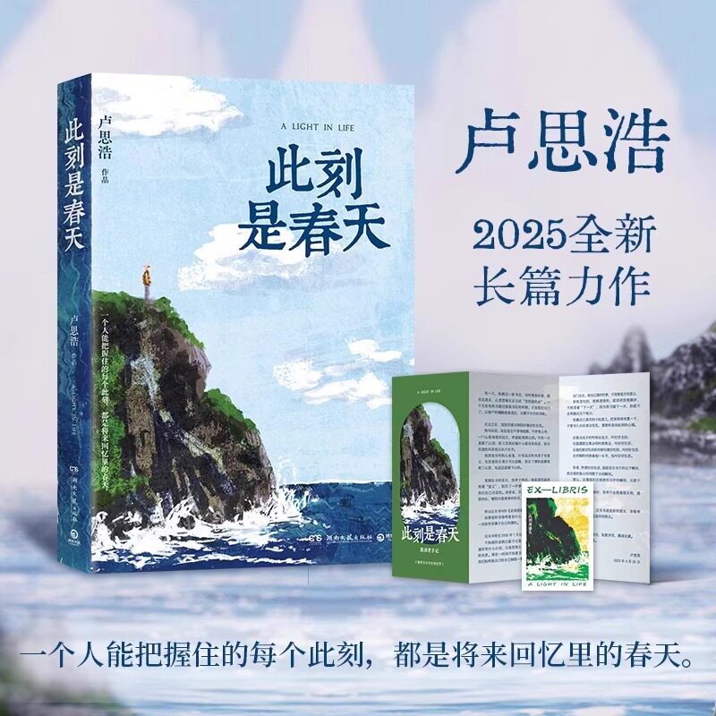 此刻是春天卢思浩2025重磅新书沉淀四年后又一长篇力作你的一生永远拥有专属于自己的颜色随书附赠致读者手记折页+藏书票青春人血