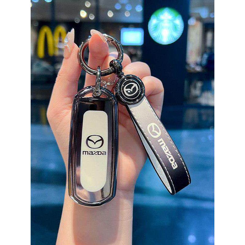 马自达3昂克赛拉钥匙套专用6阿特兹cx-8车CX-5扣CX-4男保护扣女包