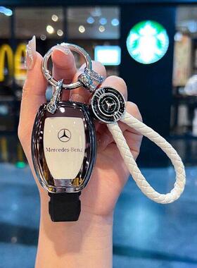 适用于奔驰C260l车钥匙套包E260L壳GLA200扣GLC260S级CLA钥匙扣