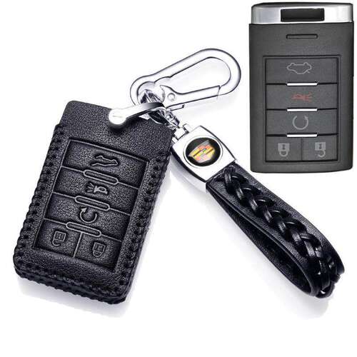 凯迪拉克真皮老款钥匙包高档扣