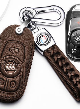 适用于2022款别克君威上汽通用君威552钥匙套21款GS遥控真皮包扣