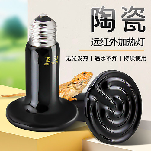 陆龟蜥蜴爬虫箱加热灯陶瓷保温灯