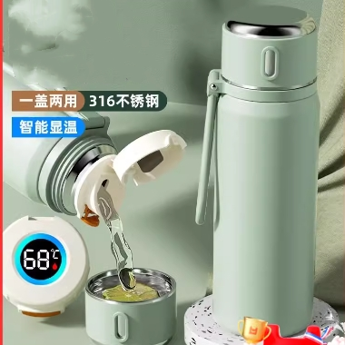 保温杯女2023新款高颜值316水杯学生儿童上学专用大容量男随行