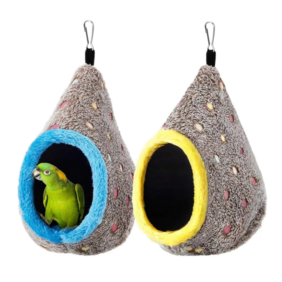 鹦鹉睡觉床虎皮玄风牡丹鹦鹉睡卧我悬挂四季通用睡觉棉窝育鸟a332