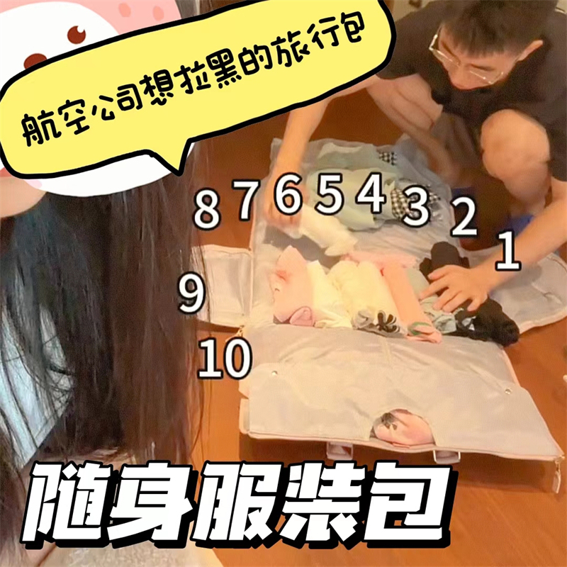 女士外出旅行包时尚大容量短途轻便行李收纳袋出差高颜值便携飞机