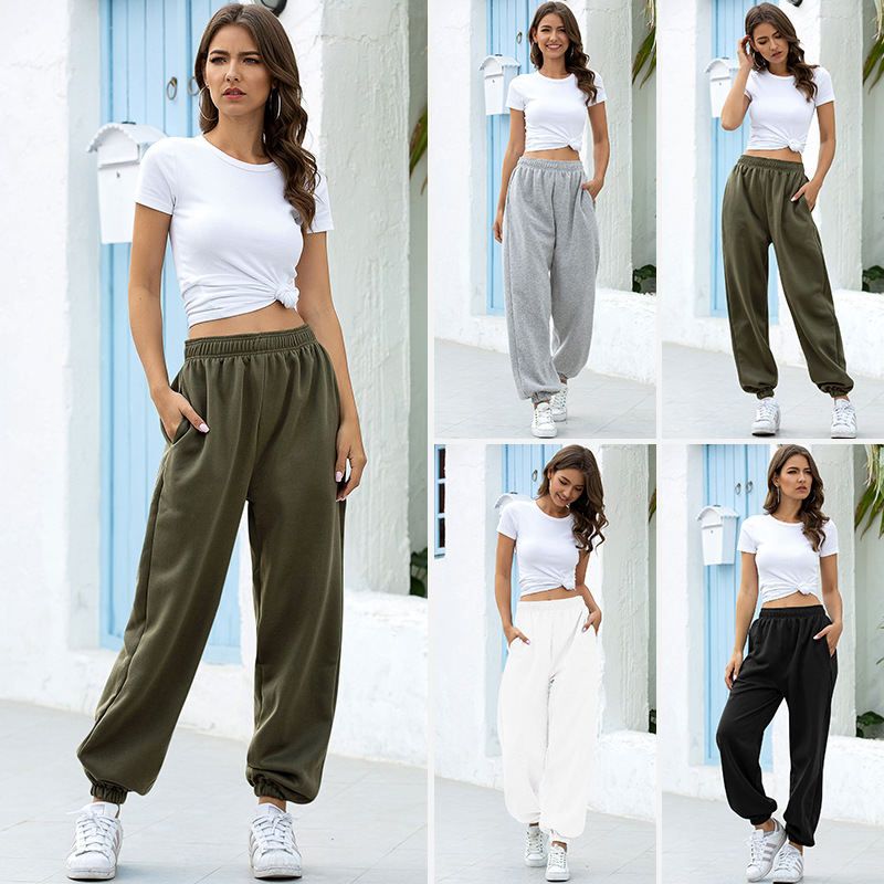 Casual sweatpants Loose home pants 2024休闲裤 women trousers