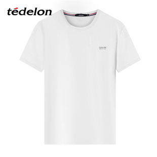 tedelon轻时尚 格格来了 系列天丝液氨棉圆领T恤12083634