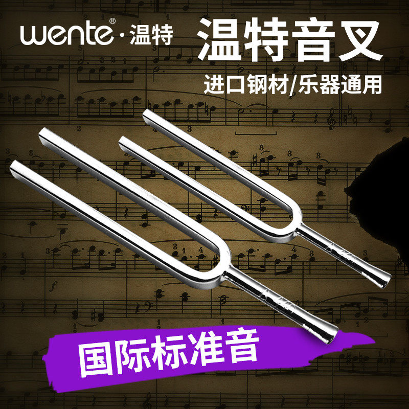 德国进口WENTE温特方形音叉A调440赫兹合唱团钢琴调率提琴调音叉