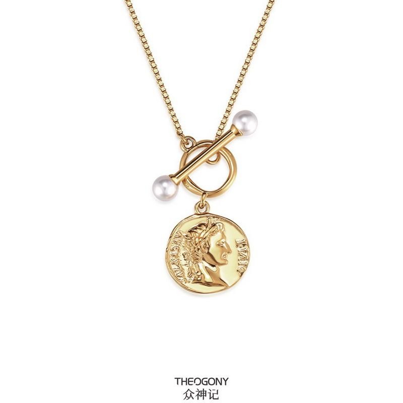 theogony众神记罗马古币ot扣项链