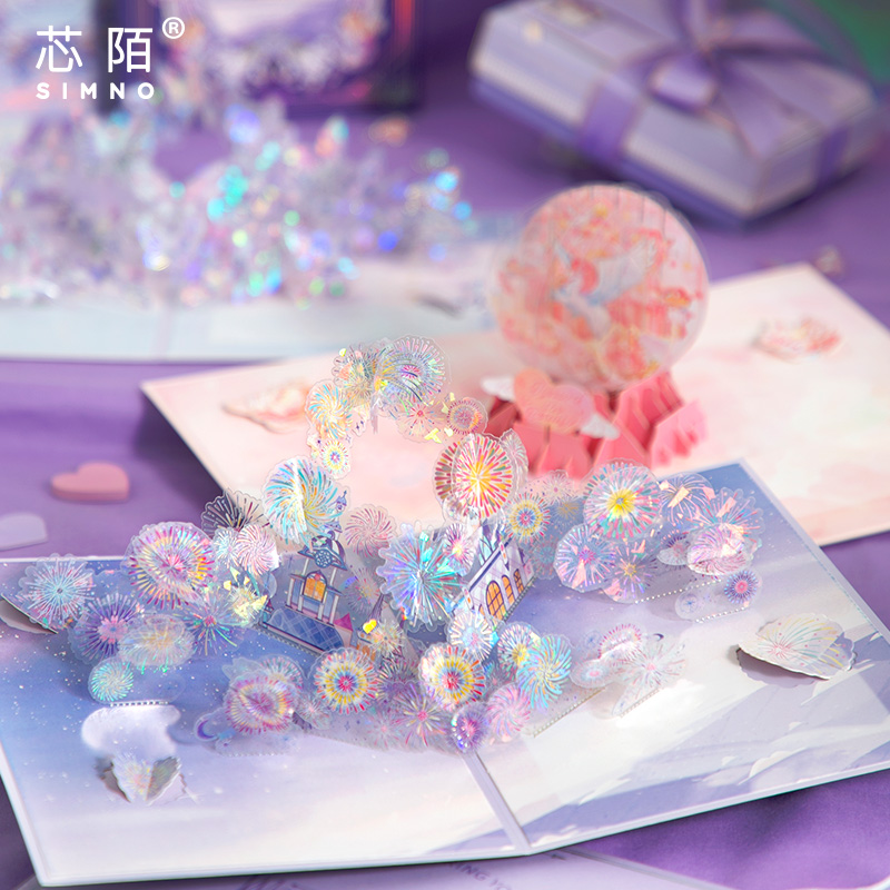 芯陌2024创意潮流3D立体烫金覆膜