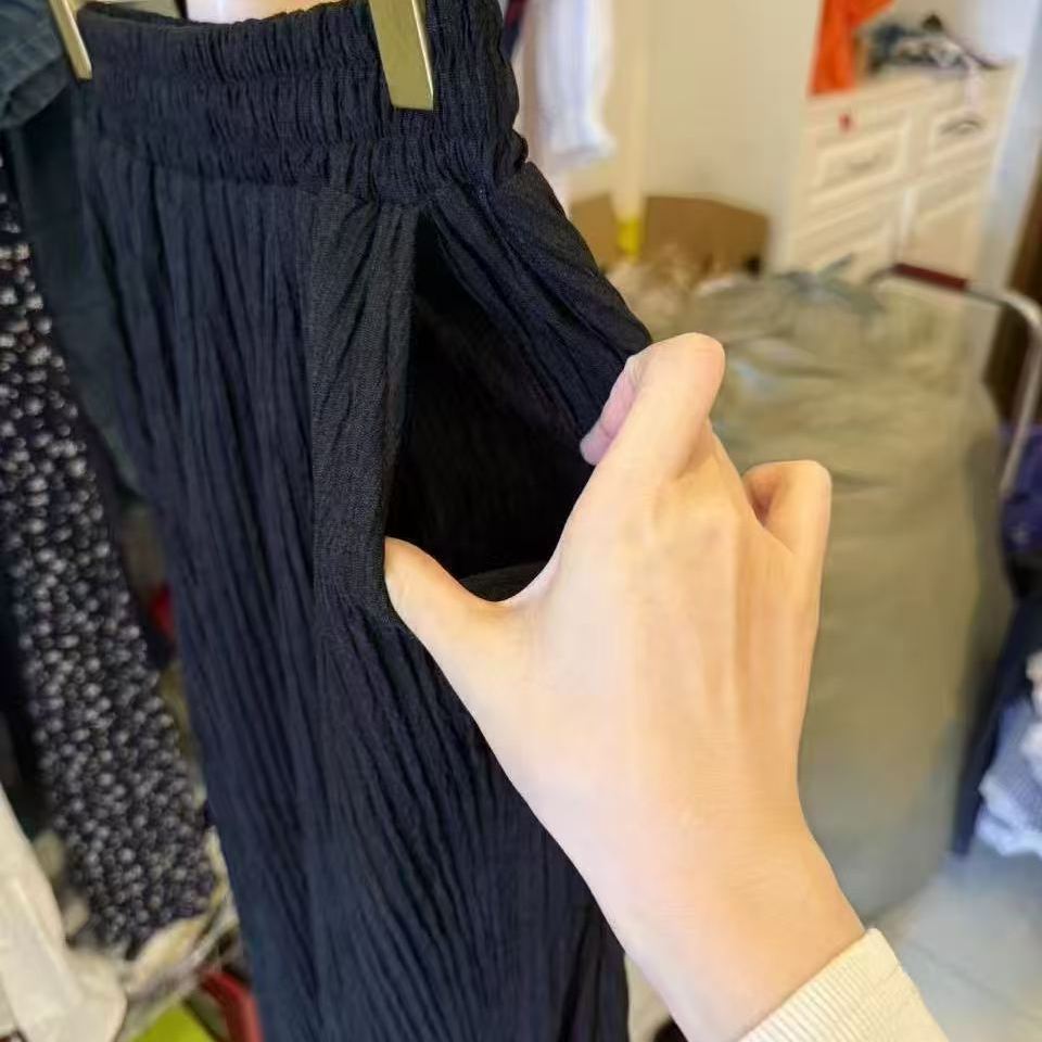 高腰显瘦直筒裤女宽松休闲阔腿裤