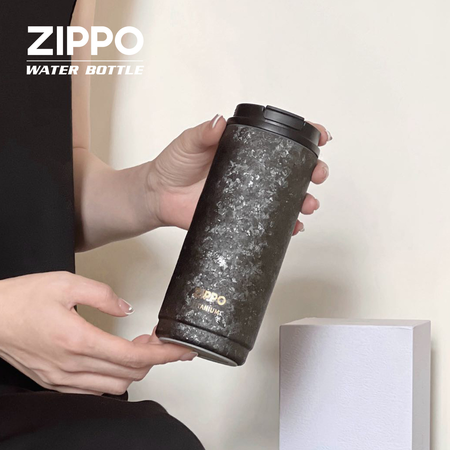 zippo钛杯保温水杯高颜值情侣咖啡杯2026新款生日礼物送男友杯子