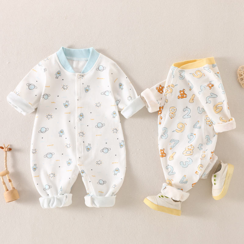 努米熊连体衣纯棉春秋