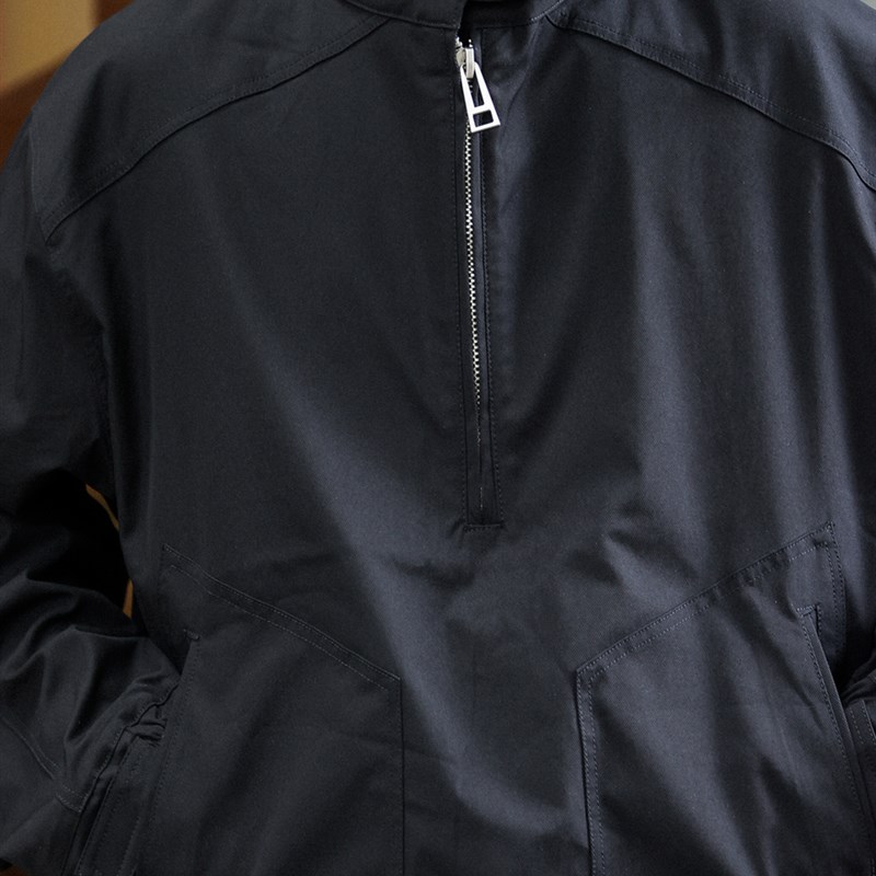 it neith BIAS潮牌秋冬覆古半拉炼立领工装外套男冲锋衣美式夹克