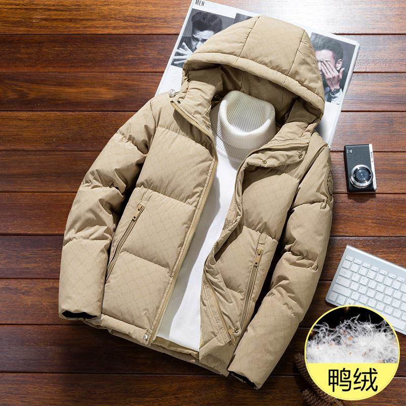 短款潮牌加厚羽绒服男秋冬季2025新款潮流帅气高级感休闲保暖外套
