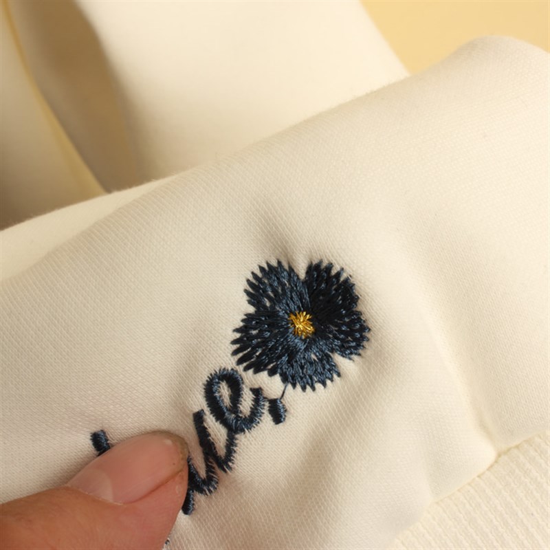 加绒加厚刺绣运动套装女2023秋冬新款时尚卫衣两件套装女