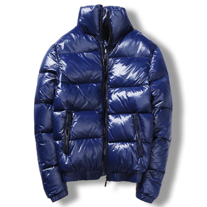 MAROLIO~超厚白鸭绒！零下18° 羽绒服男士亮面冬季加厚保暖外套