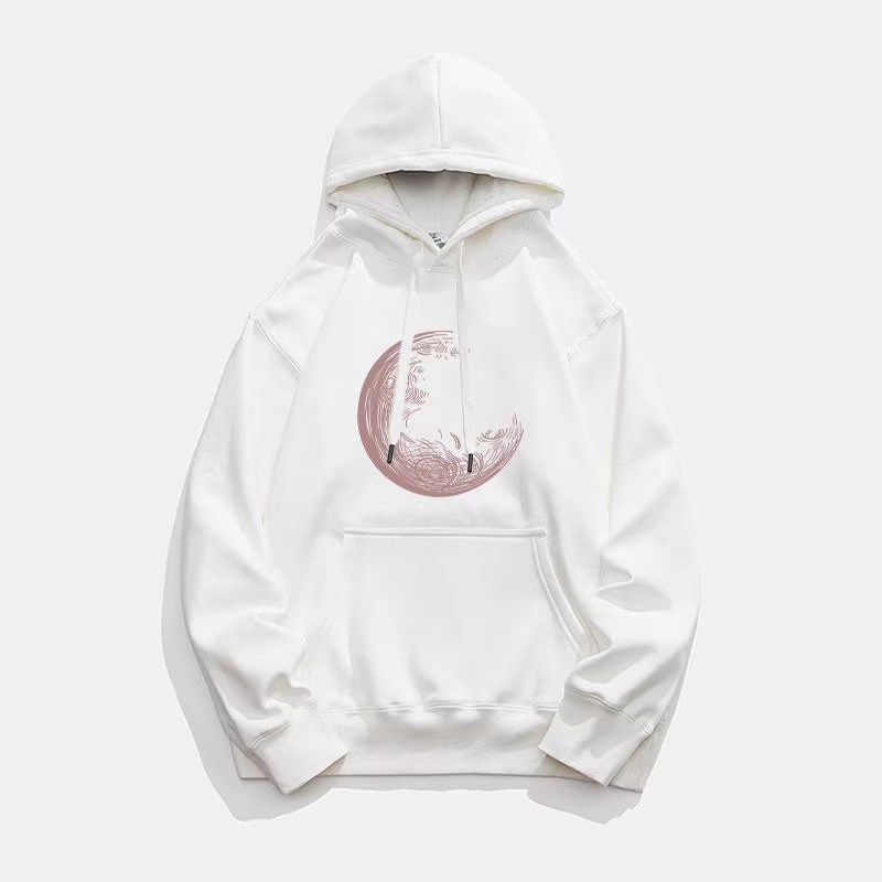 潮牌it neith BIAS本命年红色连帽卫衣男士秋冬加绒情侣新年衣服