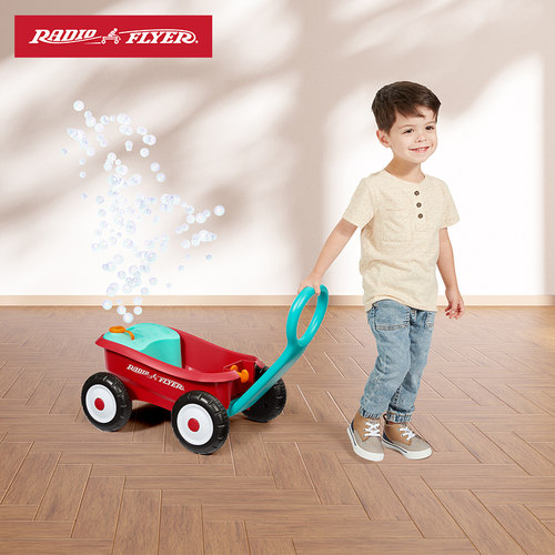 RadioFlyer泡泡机学步车户外泡泡