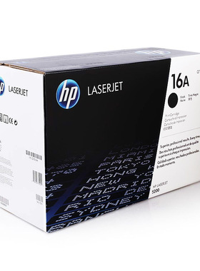 原装惠普16A黑色硒鼓（Q7516A） 适用HP 5200 5200L 5200LX打印机