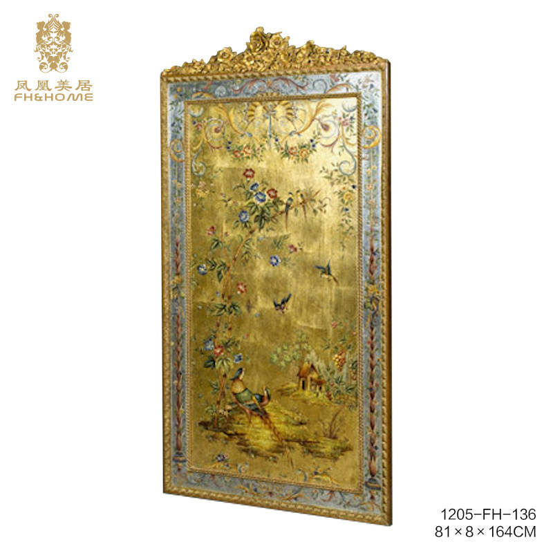 凤凰美居轻奢手工彩绘装饰挂画工艺画绘画壁饰