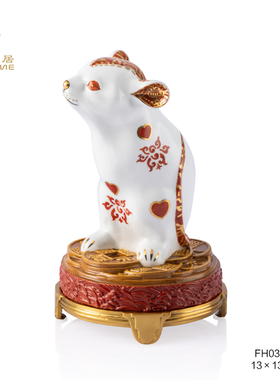 凤凰美居动物生肖摆件精美伴手礼欧式家居装饰摆件办公室书房