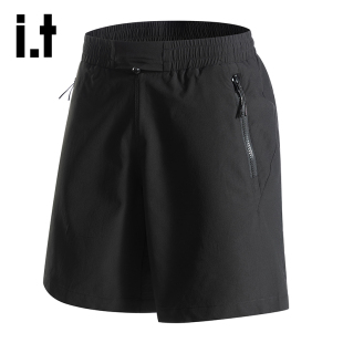 izzue官方夏季 运动五分裤 男款 透气休闲男士 子6M 简约大气短裤