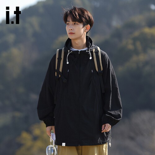itizzue连帽轻薄防晒衣男女款