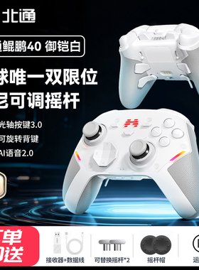 北通鲲鹏40御铠白星闪智能游戏手柄pc电脑版switch2无线蓝牙ns平板电视xbox手机steam特斯拉黑神话悟空地平线