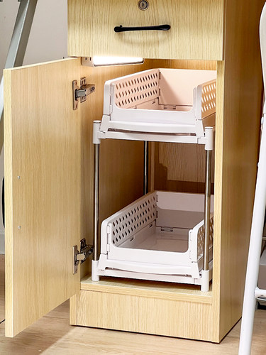 宿舍主机柜分层收纳神器抽屉式大学生寝室好物桌下柜内改造置物架